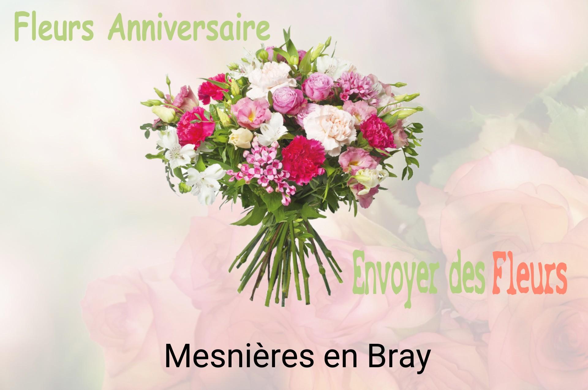 Bouquet de fleurs d’anniversaire livré à Mesnières-en-Bray