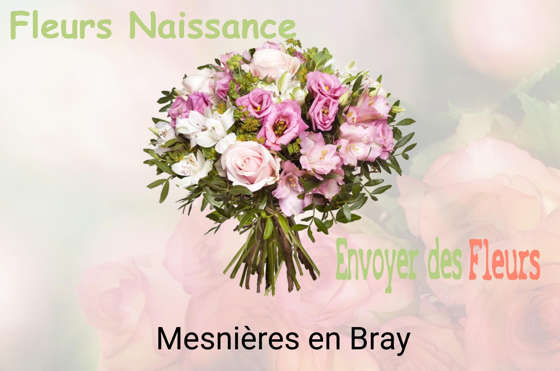 Bouquet de fleurs de naissance livré à Mesnières-en-Bray